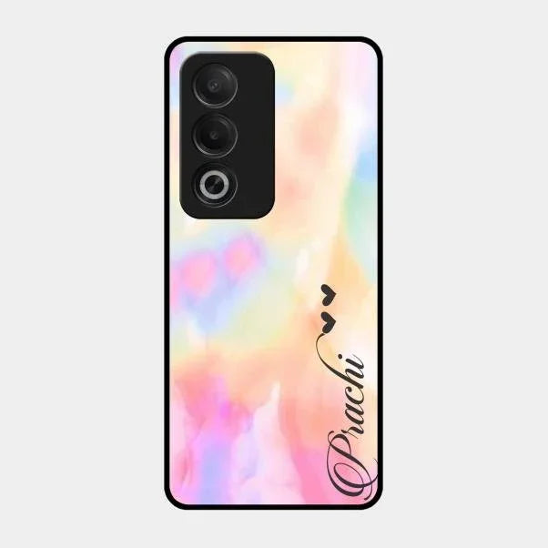 Customized Rainbow Glossy Metal Case Cover V2 For Oppo A3 Pro 5G