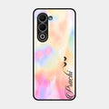 Customized Rainbow Glossy Metal Case Cover V2 For Oppo A5 5G