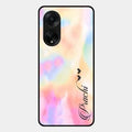 Customized Rainbow Glossy Metal Case Cover V2 For Oppo F23 5G