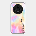 Customized Rainbow Glossy Metal Case Cover V2 For Oppo F27 5G