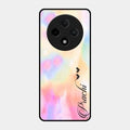 Customized Rainbow Glossy Metal Case Cover V2 For Oppo F27 Pro Plus 5G