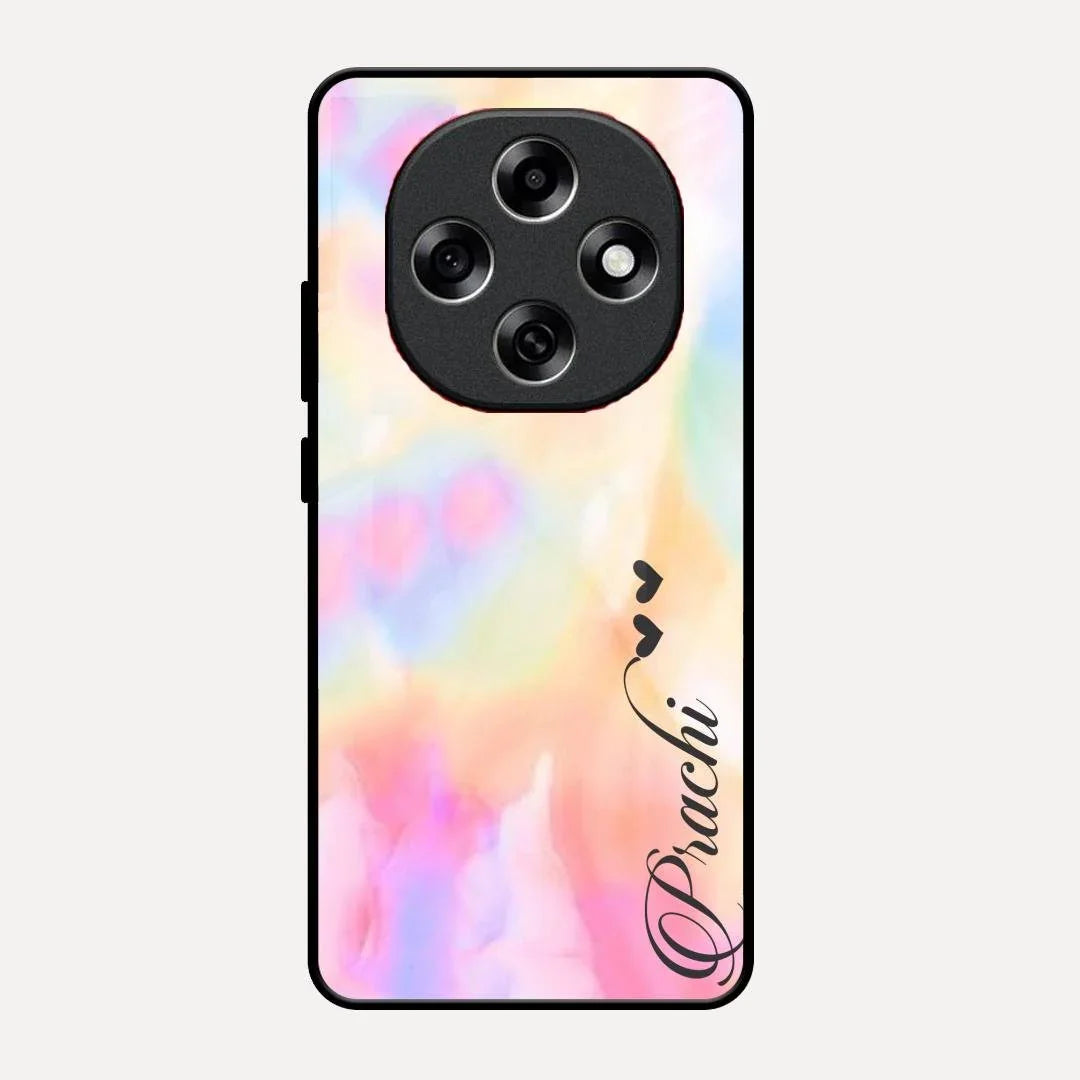 Customized Rainbow Glossy Metal Case Cover V2 For Oppo F31 Pro 5G