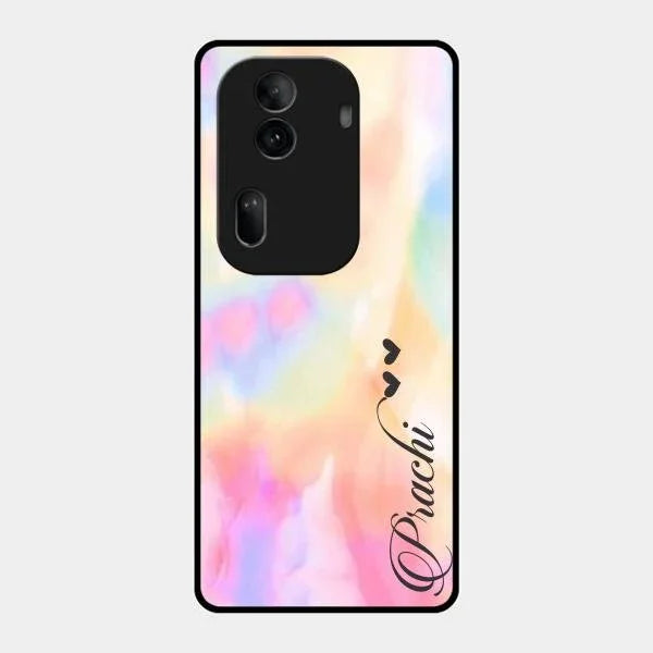 Customized Rainbow Glossy Metal Case Cover V2 For Oppo Reno 11 Pro 5G