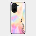 Customized Rainbow Glossy Metal Case Cover V2 For Poco C71