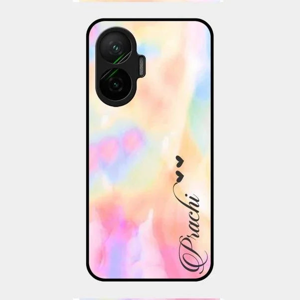 Customized Rainbow Glossy Metal Case Cover V2 For Poco F7 5G