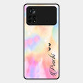 Customized Rainbow Glossy Metal Case Cover V2 For Poco X4 Pro 5G