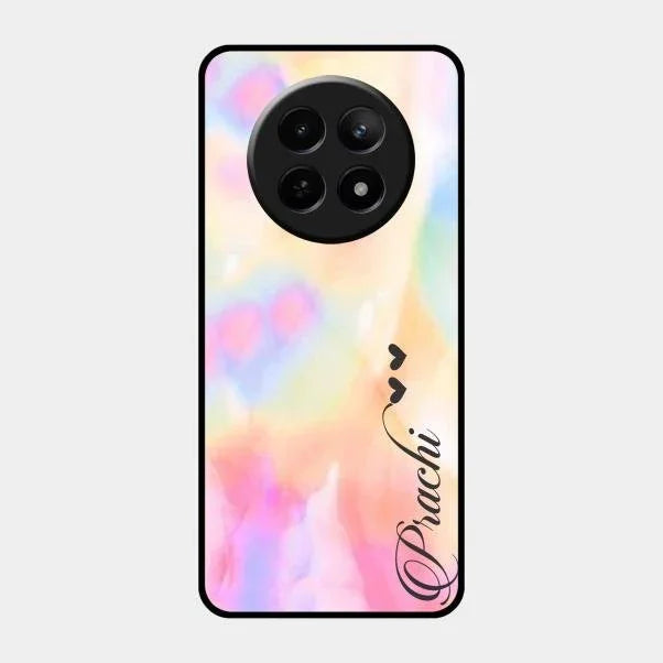 Customized Rainbow Glossy Metal Case Cover V2 For Realme 12 5G