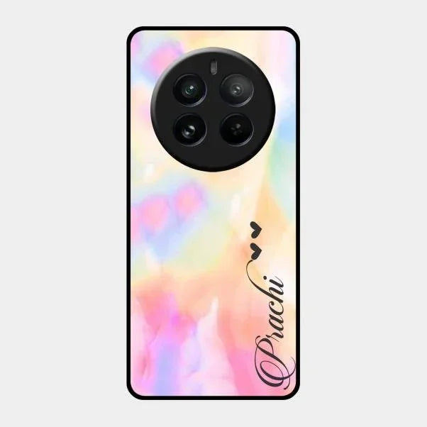 Customized Rainbow Glossy Metal Case Cover V2 For Realme 12 Pro 5G