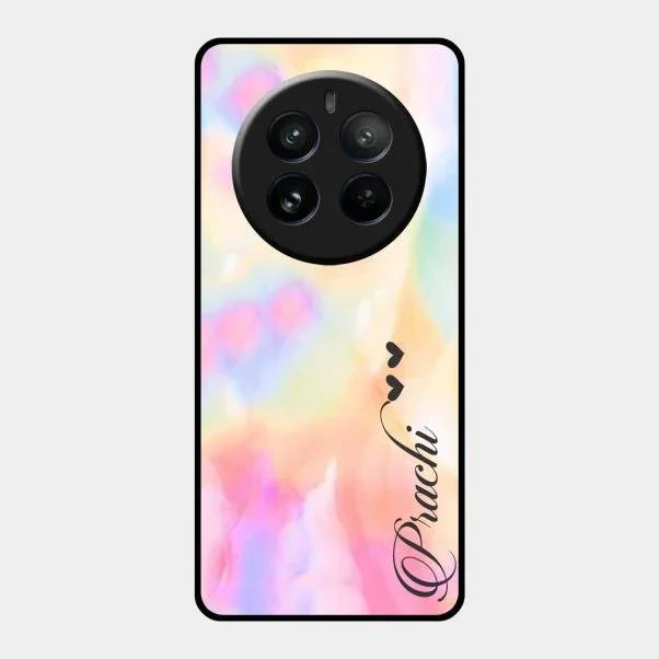 Customized Rainbow Glossy Metal Case Cover V2 For Realme 12 Pro Plus 5G