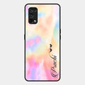 Customized Rainbow Glossy Metal Case Cover V2 For Realme 7 Pro