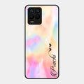 Customized Rainbow Glossy Metal Case Cover V2 For Realme 8 Pro