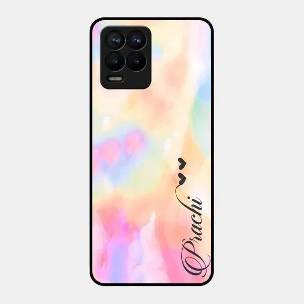 Customized Rainbow Glossy Metal Case Cover V2 For Realme 8 Pro