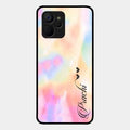 Customized Rainbow Glossy Metal Case Cover V2 For Realme 9I 5G