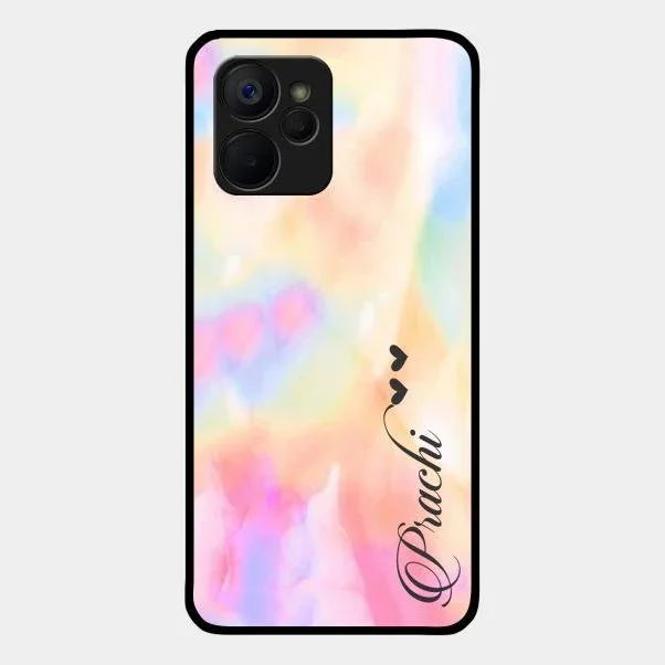Customized Rainbow Glossy Metal Case Cover V2 For Realme 9I 5G