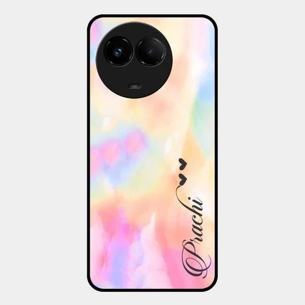 Customized Rainbow Glossy Metal Case Cover V2 For Realme C67 5G