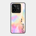 Customized Rainbow Glossy Metal Case Cover V2 For Realme Gt 7 Pro