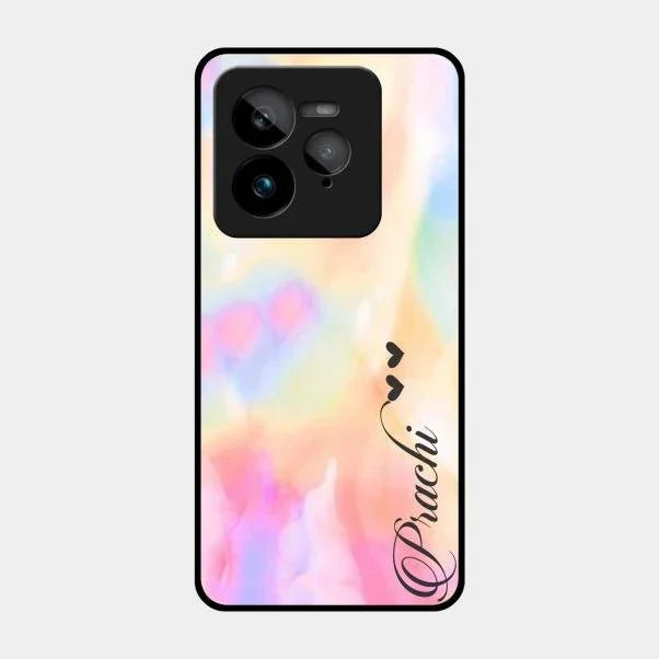 Customized Rainbow Glossy Metal Case Cover V2 For Realme Gt 7 Pro
