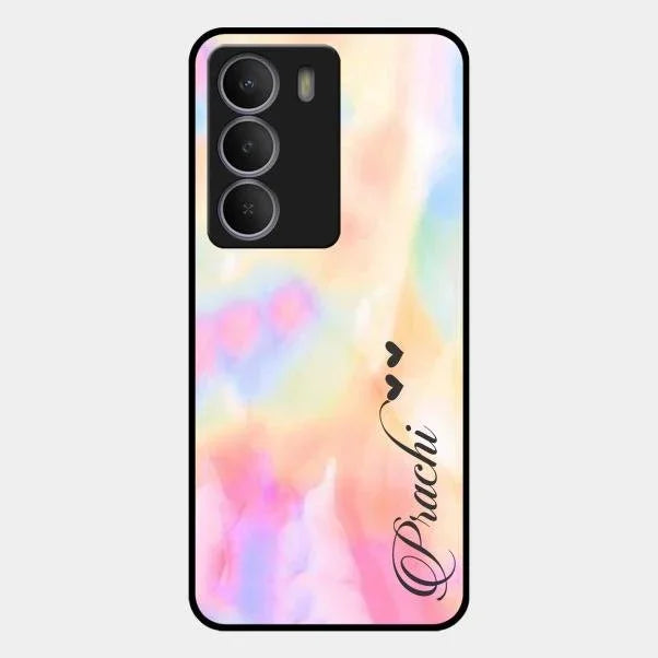 Customized Rainbow Glossy Metal Case Cover V2 For Realme P3 Lite 5G