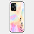 Customized Rainbow Glossy Metal Case Cover V2 For Redmi 11 Prime 5G