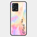 Customized Rainbow Glossy Metal Case Cover V2 For Redmi Note 12 5G
