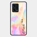 Customized Rainbow Glossy Metal Case Cover V2 For Redmi Note 12 Pro 5G