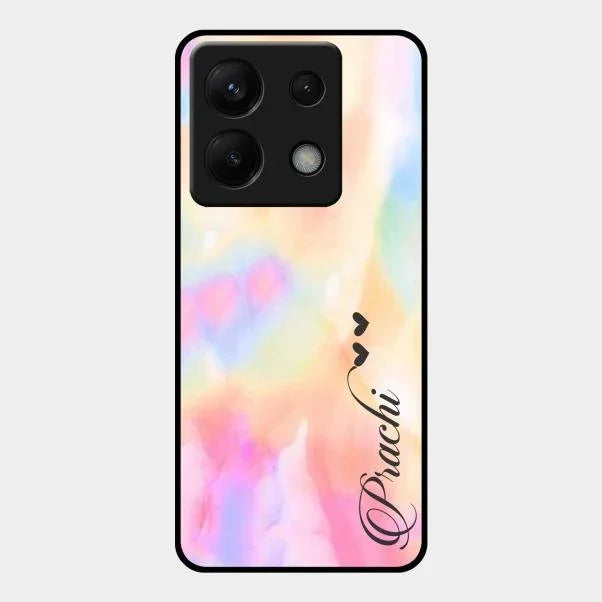 Customized Rainbow Glossy Metal Case Cover V2 For Redmi Note 13 Pro 5G