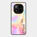 Customized Rainbow Glossy Metal Case Cover V2 For Redmi Note 14 Pro Plus 5G