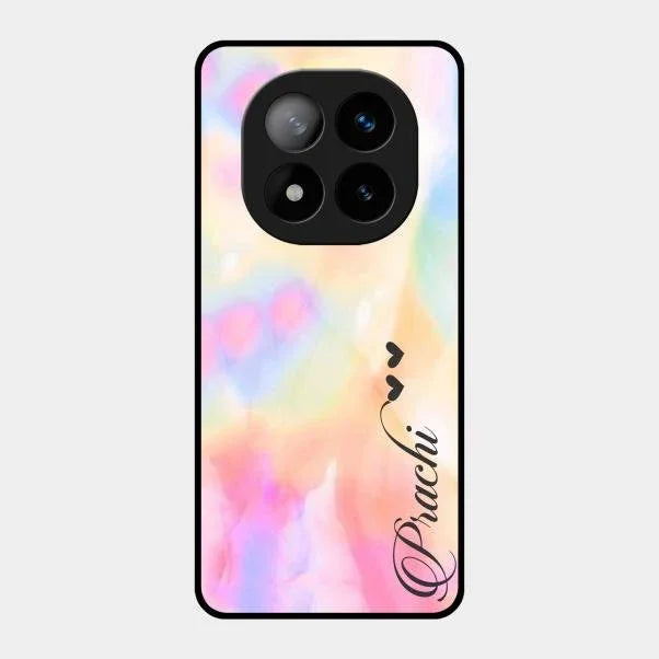 Customized Rainbow Glossy Metal Case Cover V2 For Redmi Note 14 Pro Plus 5G