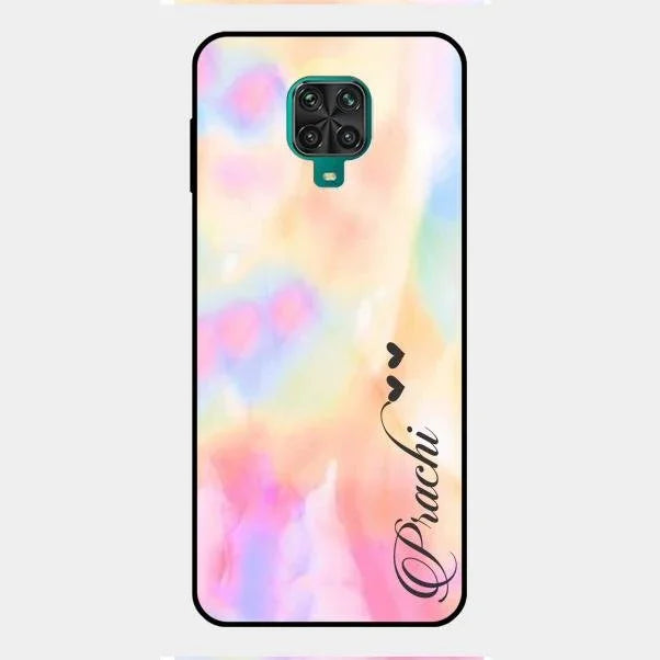 Customized Rainbow Glossy Metal Case Cover V2 For Redmi Note 9 Pro Max