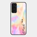 Customized Rainbow Glossy Metal Case Cover V2 For Samsung Galaxy A25 5G