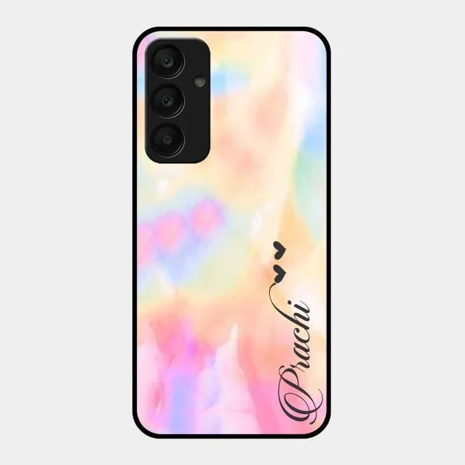 Customized Rainbow Glossy Metal Case Cover V2 For Samsung Galaxy A25 5G