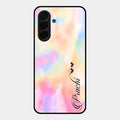 Customized Rainbow Glossy Metal Case Cover V2 For Samsung Galaxy A36 5G