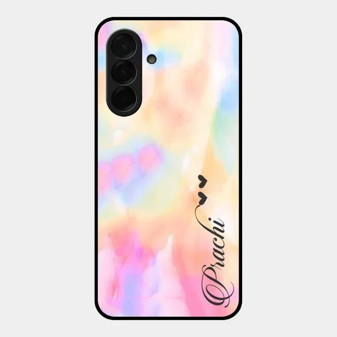 Customized Rainbow Glossy Metal Case Cover V2 For Samsung Galaxy A36 5G