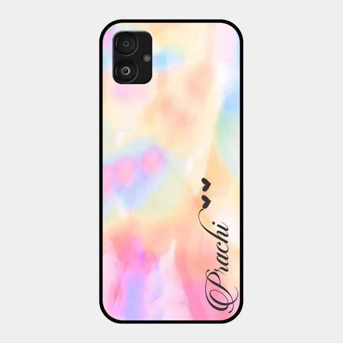 Customized Rainbow Glossy Metal Case Cover V2 For Samsung Galaxy F14 5G