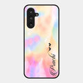 Customized Rainbow Glossy Metal Case Cover V2 For Samsung Galaxy F36 5G