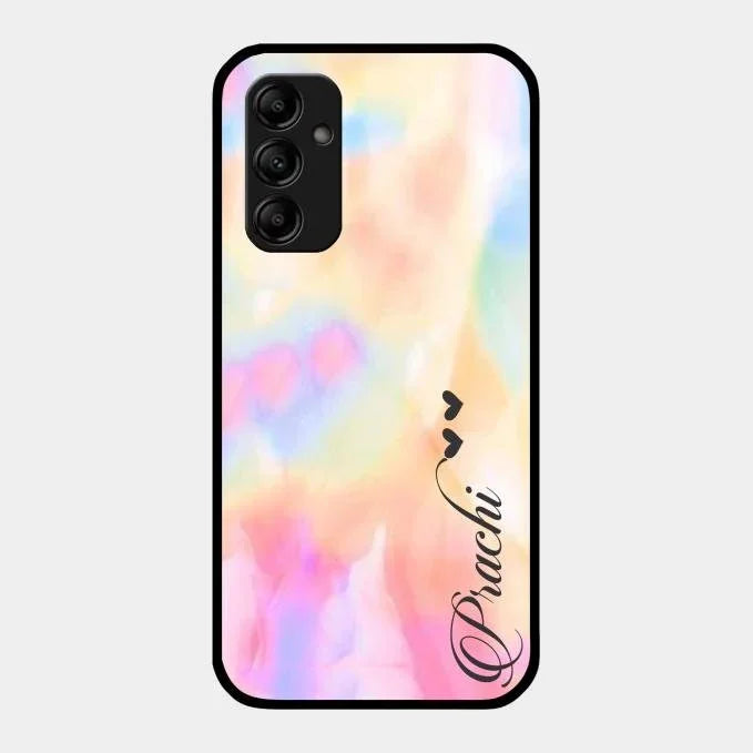Customized Rainbow Glossy Metal Case Cover V2 For Samsung Galaxy M14 5G