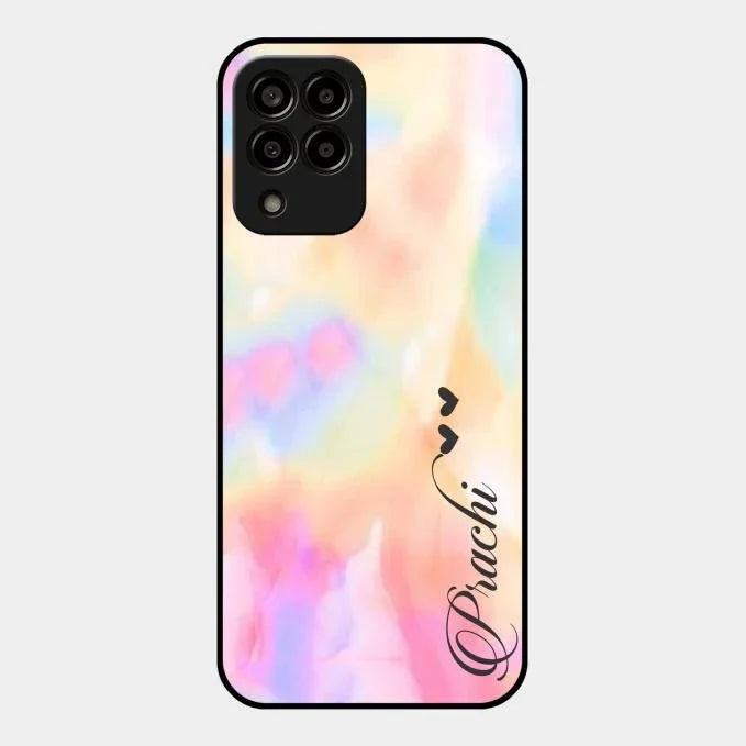 Customized Rainbow Glossy Metal Case Cover V2 For Samsung Galaxy M33 5G