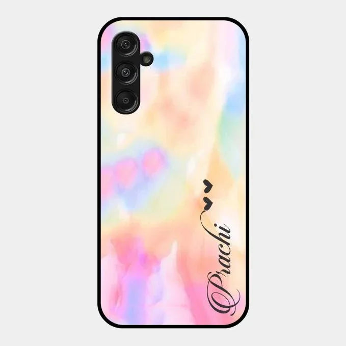 Customized Rainbow Glossy Metal Case Cover V2 For Samsung Galaxy M34 5G