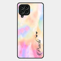 Customized Rainbow Glossy Metal Case Cover V2 For Samsung Galaxy M53 5G