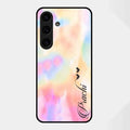 Customized Rainbow Glossy Metal Case Cover V2 For Samsung Galaxy S25 FE 5G