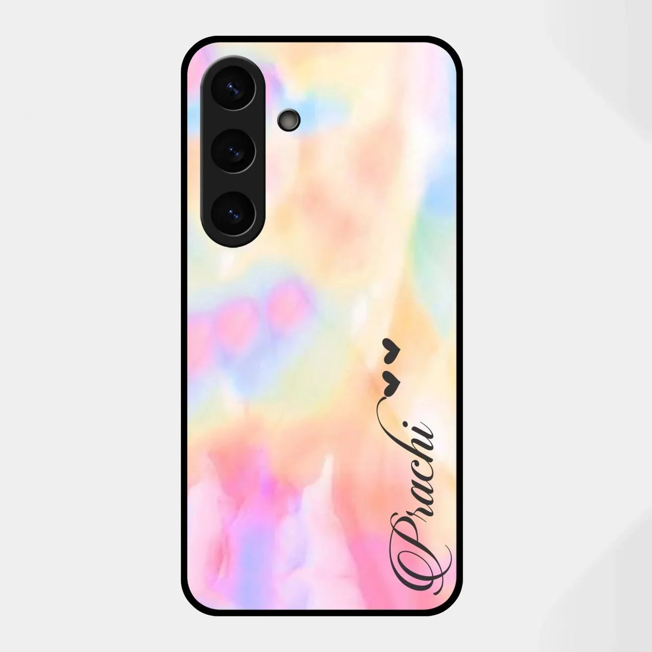 Customized Rainbow Glossy Metal Case Cover V2 For Samsung Galaxy S25 FE 5G