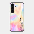 Customized Rainbow Glossy Metal Case Cover V2 For Samsung Galaxy S25 Plus 5G