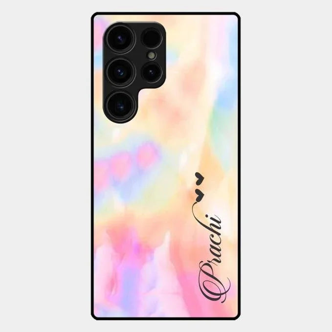 Customized Rainbow Glossy Metal Case Cover V2 For Samsung Galaxy S25 Ultra 5G