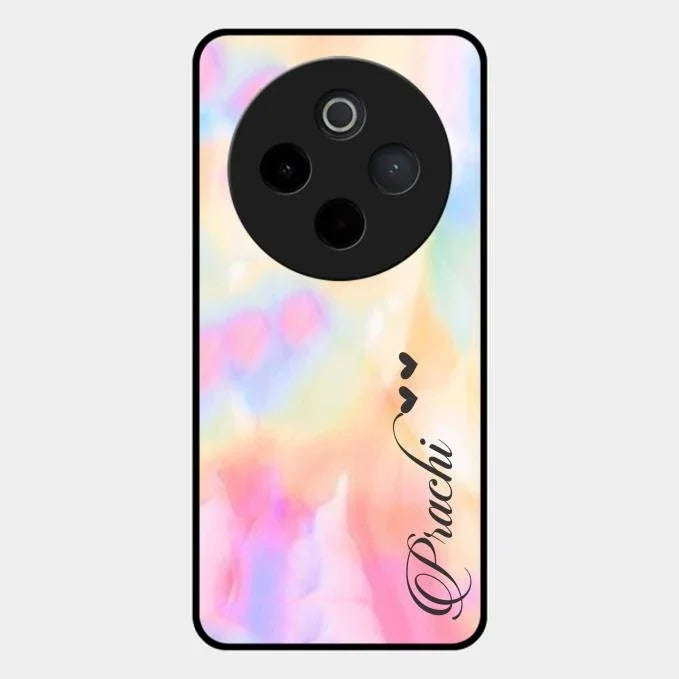 Customized Rainbow Glossy Metal Case Cover V2 For Vivo T4 5G