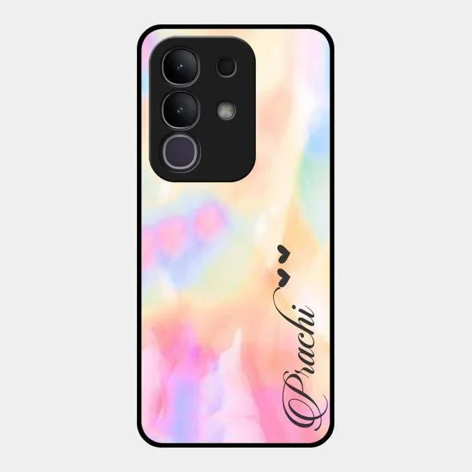 Customized Rainbow Glossy Metal Case Cover V2 For Vivo T4X 5G