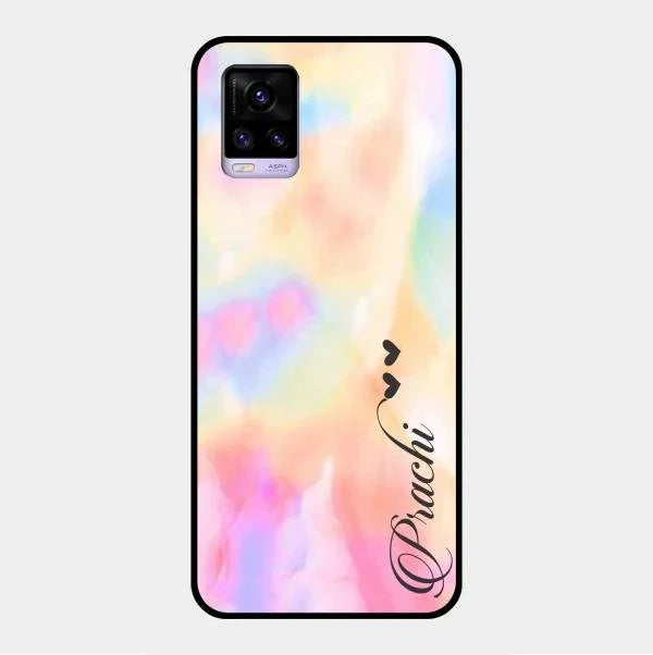 Customized Rainbow Glossy Metal Case Cover V2 For Vivo V20