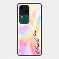 Customized Rainbow Glossy Metal Case Cover V2 For Vivo V30 5G