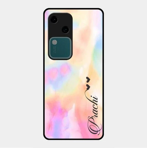 Customized Rainbow Glossy Metal Case Cover V2 For Vivo V30 5G