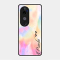 Customized Rainbow Glossy Metal Case Cover V2 For Vivo V40 Pro 5G