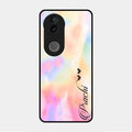 Customized Rainbow Glossy Metal Case Cover V2 For Vivo V50 5G